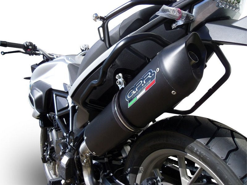 GPR / ジーピーアール Original For Bmw F 700 Gs 2016/18 E4 Homologated スリッポンエキゾースト  Furore Evo4 Nero | E4.BM.100.FNE4