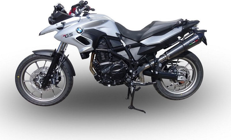 GPR / ジーピーアール Original For Bmw F 700 Gs 2016/18 E4 Homologated スリッポンエキゾースト  Gp Evo4 Black Titanium | E4.BM.100.GPAN.BLT