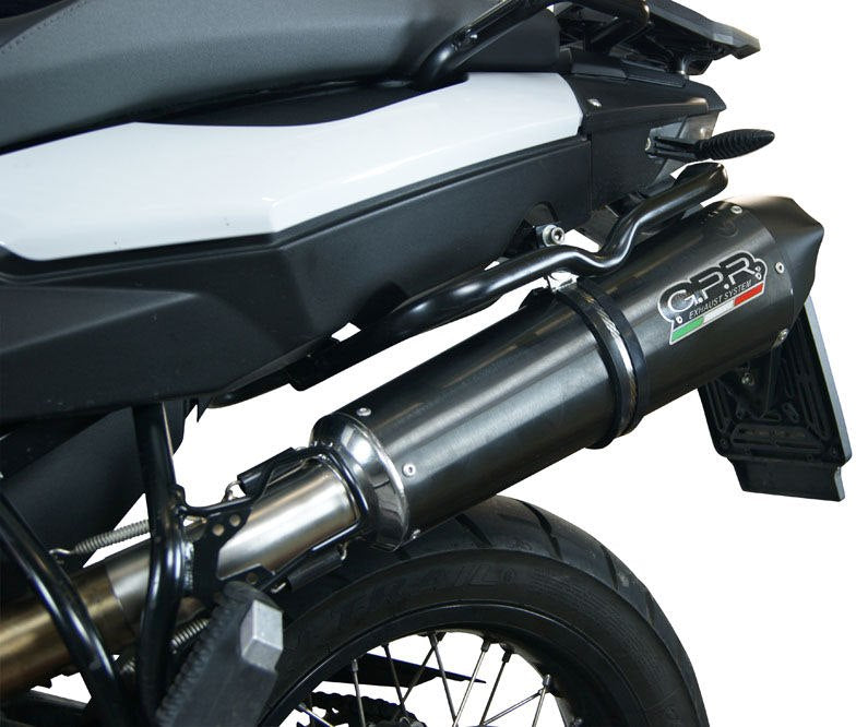 GPR / ジーピーアール Original For Bmw F 800 Gs 2016/18 E4 Homologated スリッポンエキゾースト  Gp Evo4 Black Titanium | E4.BM.101.GPAN.BLT