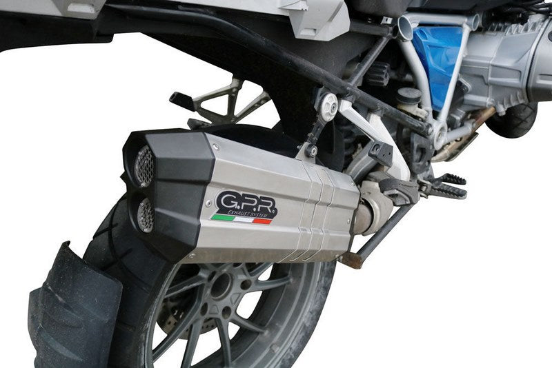 GPR / ジーピーアール Original For Bmw R 1200 Gs 2017/18 E4 Homologated スリッポンエキゾースト  Sonic Titanium | E4.BM.103.SOTIT