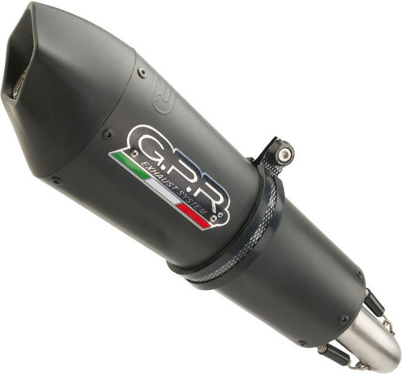 GPR / ジーピーアール Original For Bmw R 1200 Gs Adv 2017/18 E4 Homologated スリッポンエキゾースト  Gp Evo4 Black Titanium | E4.BM.104.GPAN.BLT