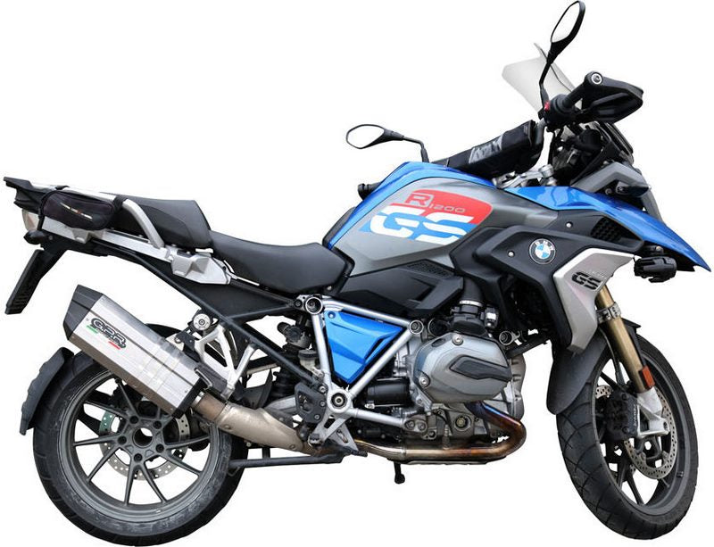 GPR / ジーピーアール Original For Bmw R 1200 Gs Adv 2017/18 E4 Homologated スリッポンエキゾースト  Sonic Titanium | E4.BM.104.SOTIT