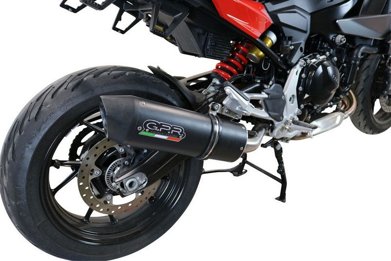 GPR / ジーピーアール Original For Bmw F 900 Xr/R 2020/21 E5 Homologated スリッポンエキゾースト  Furore Evo4 Nero | E4.BM.105.FNE4