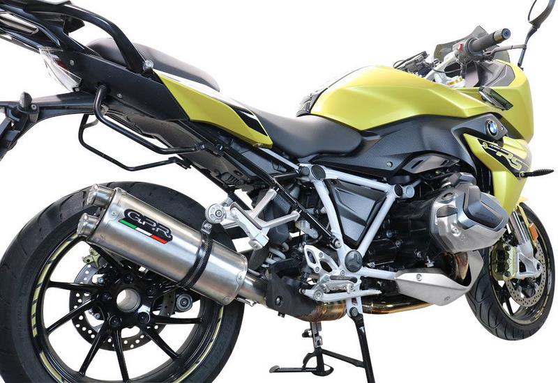 GPR / ジーピーアール Original For Bmw R 1250 R - Rs 2019/20 E4 Homologated スリッポンエキゾースト  Dual Inox | E4.BM.107.DUAL.IO