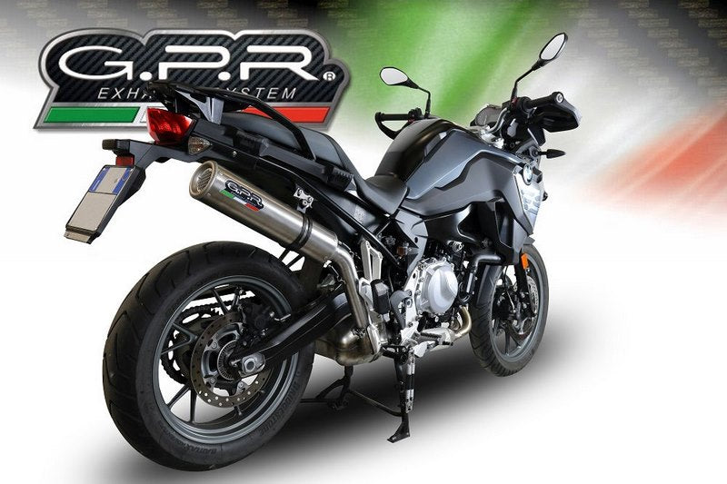 GPR / ジーピーアール Original For Bmw F 750 Gs 2018/20 E4 Homologated スリッポンエキゾースト  M3 Inox  | E4.BM.95.M3.INOX