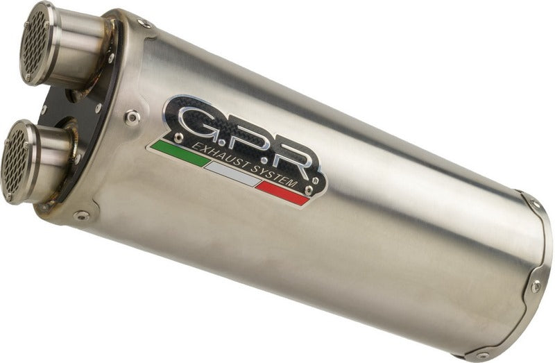 GPR / ジーピーアール Original For Bmw R 1250 Gs 2019/20 E4 Homologated スリッポンエキゾースト  Dual Inox | E4.BM.99.DUAL.IO