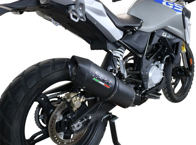 GPR / ジーピーアール Original For Bmw G 310 Gs 2017/20 E4 Homologated Full Catalized Furore Evo4 Nero | E4.BM.CAT.106.FNE4