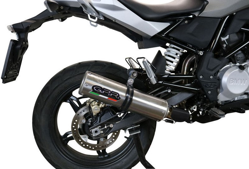 GPR / ジーピーアール Original For Bmw G 310 Gs 2017/20 E4 Homologated Full Catalized M3 Titanium Natural  | E4.BM.CAT.106.M3.TN