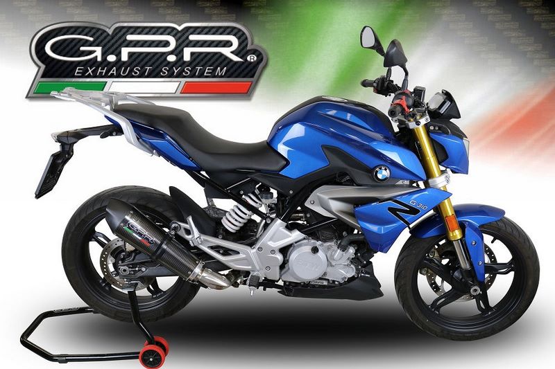 GPR / ジーピーアール Original For Bmw G 310 R 2017/20 E4 Homologated Full Catalized Gp Evo4 Poppy | E4.BM.CAT.93.GPAN.PO