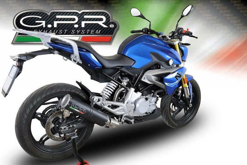 GPR / ジーピーアール Original For Bmw G 310 R 2017/20 E4 Homologated Full Exhaust Catalized M3 Black Titanium  | E4.BM.CAT.93.M3.BT
