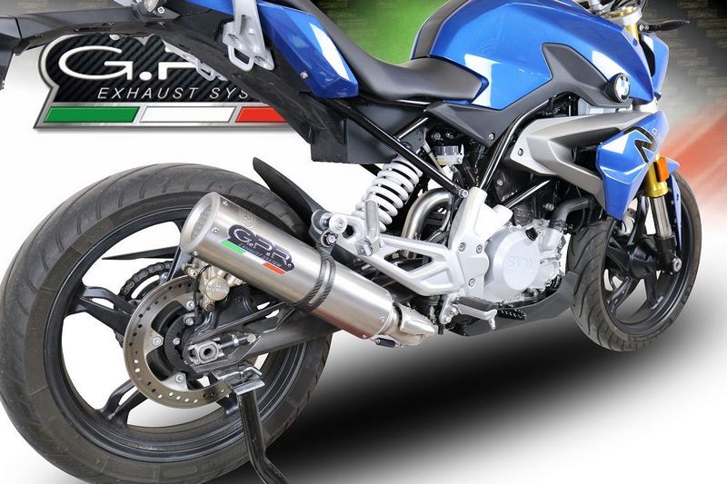 GPR / ジーピーアール Original For Bmw G 310 R 2017/20 E4 Homologated Full Catalized M3 Titanium Natural  | E4.BM.CAT.93.M3.TN