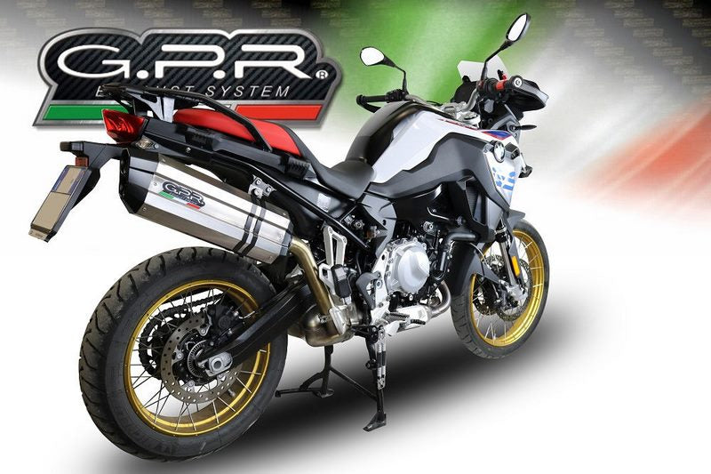 GPR / ジーピーアール Original For Bmw F 850 Gs - Adventure 2018/20 E4 Homologated スリッポンエキゾースト  Sonic Titanium | E4.BMW.94.SOTIT