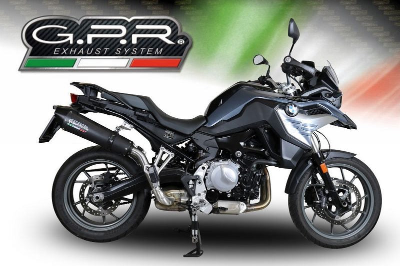 GPR / ジーピーアール Original For Bmw F 750 Gs 2018/20 E4 Homologated スリッポンエキゾースト  Gp Evo4 Black Titanium | E4.BMW.95.GPAN.BLT