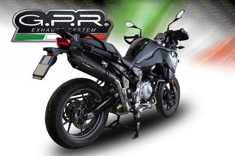 GPR / ジーピーアール Original For Bmw F 750 Gs 2018/20 E4 Homologated スリッポンエキゾースト  Gp Evo4 Black Titanium | E4.BMW.95.GPAN.BLT
