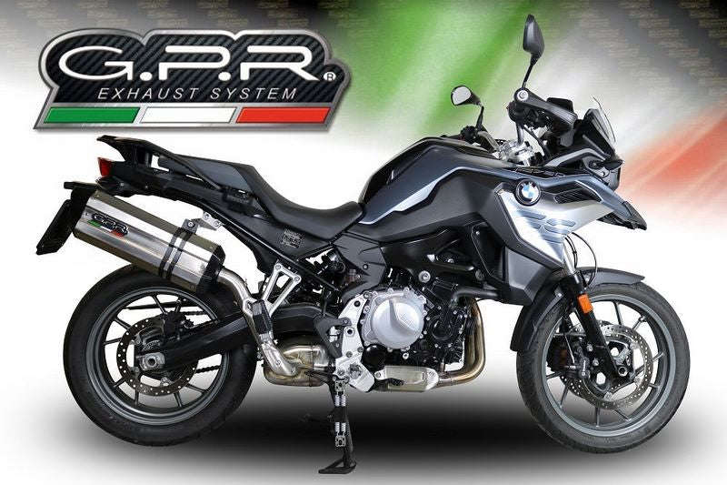 GPR / ジーピーアール Original For Bmw F 750 Gs 2018/20 E4 Homologated スリッポンエキゾースト  Sonic Titanium | E4.BMW.95.SOTIT