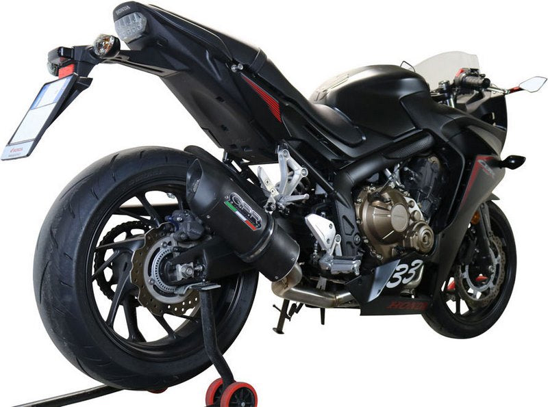 GPR / ジーピーアール Original For Honda Cbr 650 F 2017/18 E4 Homologated Full Exhaust Catalized Furore Evo4 Nero | E4.CO.H.249.1.CAT.FNE4
