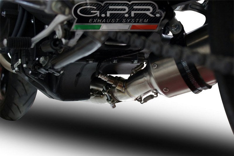 GPR / ジーピーアール Original For Yamaha Mt-09 Tracer/Fj-09 Tr 2017/20 E4 Homologated Full Exhaust Catalized Furore Evo4 Nero | E4.CO.Y.201.CAT.FNE4