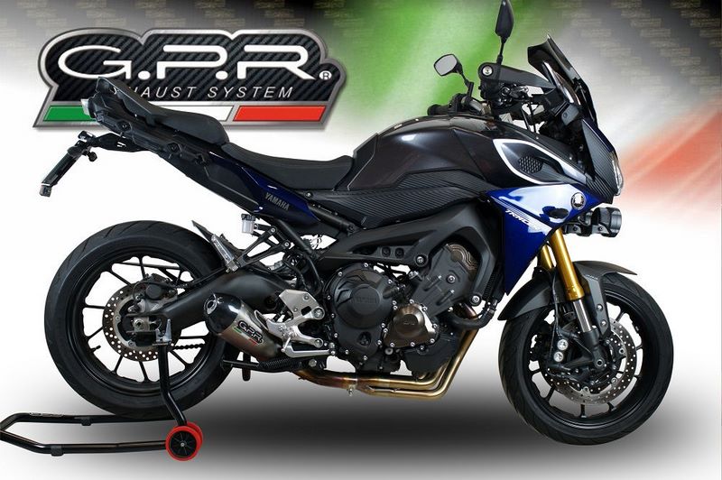 GPR / ジーピーアール Original For Yamaha Mt-09 Tracer/Fj-09 Tr 2017/20 E4 Homologated Full Exhaust Catalized Gp Evo4 Titanium | E4.CO.Y.201.CAT.GPAN.TO