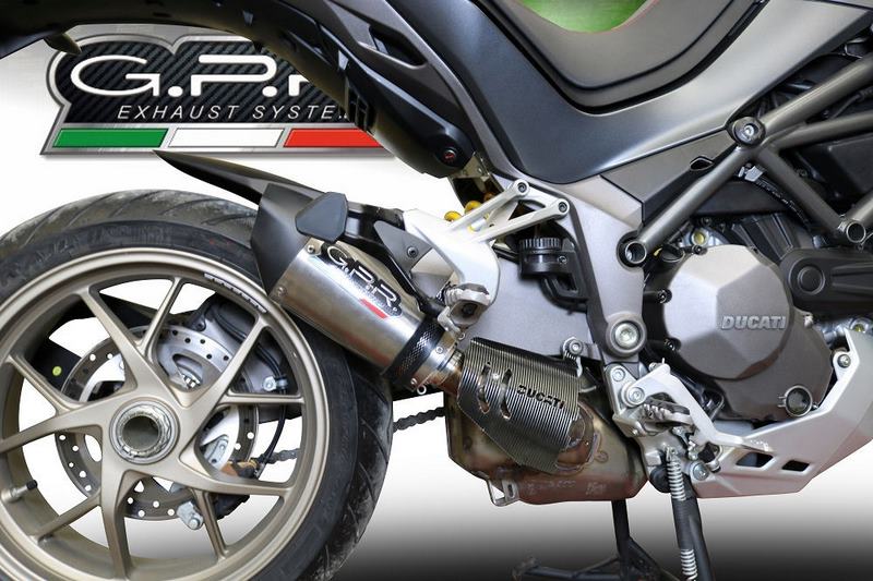 GPR / ジーピーアール Original For Ducati Multistrada 1260 2018/20 E4 Homologated スリッポンエキゾースト  Gp Evo4 Titanium | E4.D.130.GPAN.TO