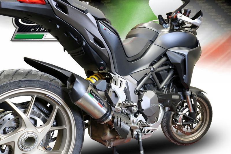 GPR / ジーピーアール Original For Ducati Multistrada 1260 2018/20 E4 Homologated スリッポンエキゾースト  Gp Evo4 Titanium | E4.D.130.GPAN.TO