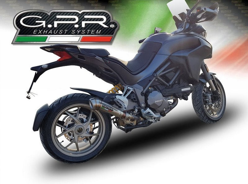 GPR / ジーピーアール Original For Ducati Multistrada 1260 2018/20 E4 Homologated スリッポンエキゾースト  Powercone Evo | E4.D.130.PCEV