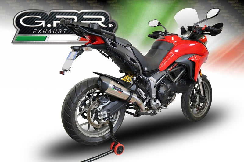 GPR / ジーピーアール Original For Ducati Multistrada 950 2017/20 E4 Homologated Full Exhaust Catalized Gp Evo4 Titanium | E4.D.132.CAT.GPAN.TO