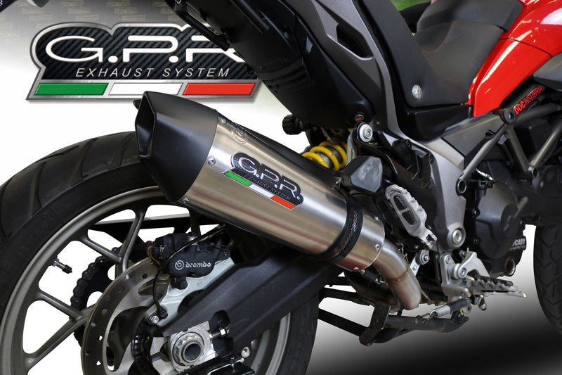 GPR / ジーピーアール Original For Ducati Multistrada 950 2017/20 E4 Homologated Full Exhaust Catalized Gp Evo4 Titanium | E4.D.132.CAT.GPAN.TO