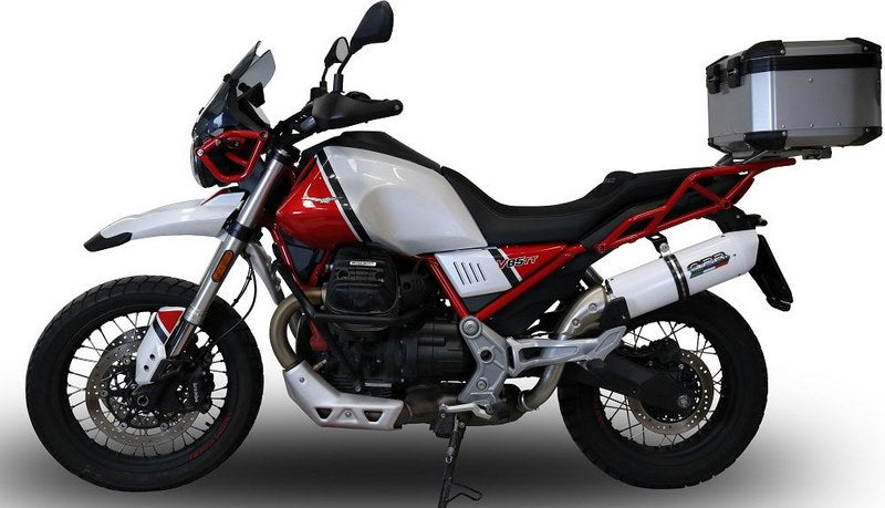 GPR / ジーピーアール Original For Moto Guzzi V85 Tt 2019/20 E4 Homologated スリッポンエキゾースト  Albus Evo4 | E4.GU.61.ALBE4