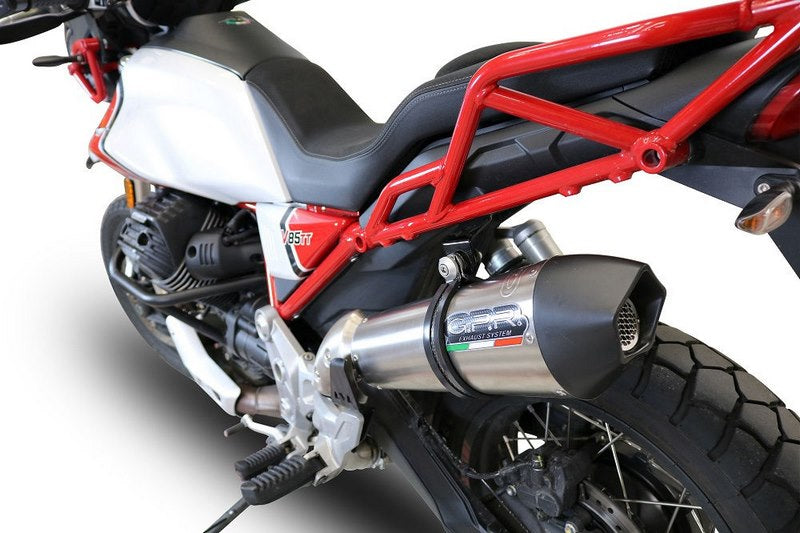 GPR / ジーピーアール Original For Moto Guzzi V85 Tt 2019/20 E4 Homologated スリッポンエキゾースト  Gp Evo4 Titanium | E4.GU.61.GPAN.TO