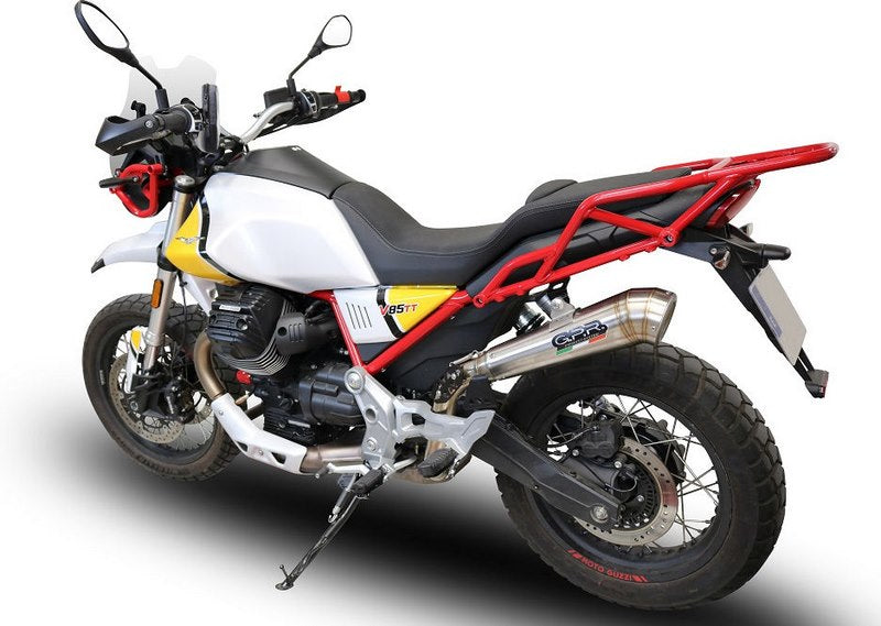 GPR / ジーピーアール Original For Moto Guzzi V85 Tt 2019/20 E4 Homologated スリッポンエキゾースト  Powercone Evo | E4.GU.61.PCEV