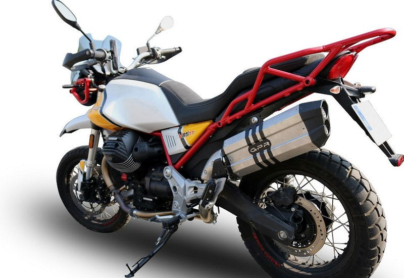 GPR / ジーピーアール Original For Moto Guzzi V85 Tt 2019/20 E4 Homologated スリッポンエキゾースト  Sonic Titanium | E4.GU.61.SOTIT