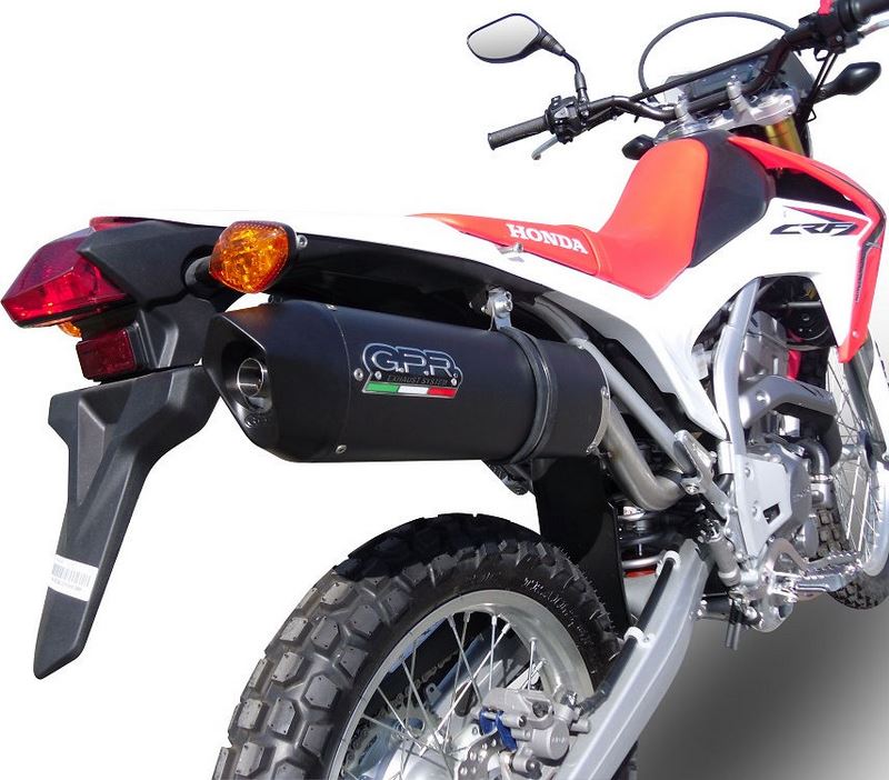 GPR / ジーピーアール Original For Honda Crf 250 L / Rally 2017/20 E4 Homologated Slip-On Catalized Furore Evo4 Nero | E4.H.248.CAT.FNE4