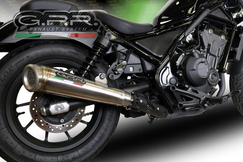 GPR / ジーピーアール Original For Honda Cmx 500 Rebel 2018/20 E4 Homologated スリッポンエキゾースト  Powercone Evo | E4.H.250.PCEV