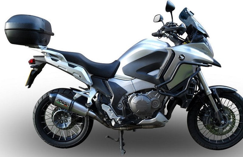 GPR / ジーピーアール Original For Honda Crosstourer 1200 2017/20 E4 Homologated スリッポンエキゾースト  Furore Evo4 Nero | E4.H.258.FNE4
