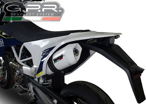 GPR / ジーピーアール Original For Husqvarna Supermoto 701 2017/20 E4 Homologated スリッポンエキゾースト  Catalized Albus Evo4 | E4.HU.36.CAT.ALBE4
