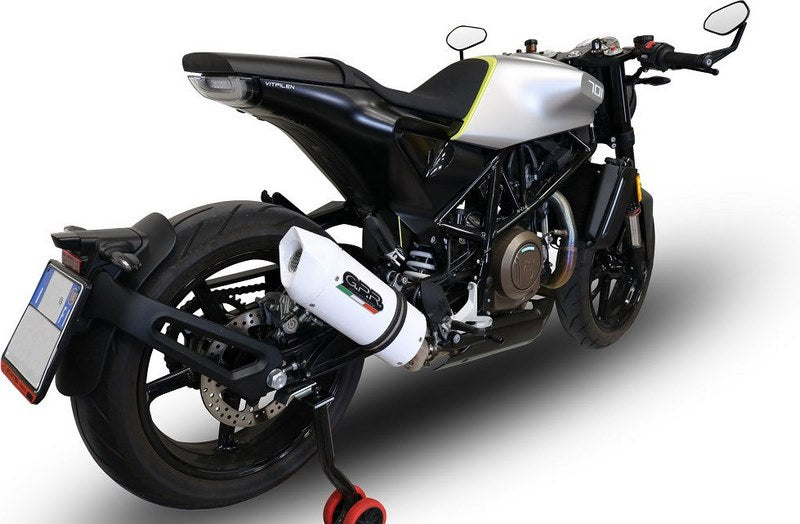 GPR / ジーピーアール Original For Husqvarna Svartpilen 701 2018/20 E4 Homologated スリッポンエキゾースト  Albus Evo4 | E4.HU.43.ALBE4