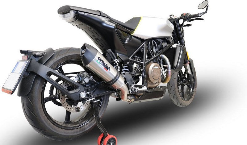 GPR / ジーピーアール Original For Husqvarna Svartpilen 701 2018/20 E4 Homologated スリッポンエキゾースト  Gp Evo4 Titanium | E4.HU.43.GPAN.TO
