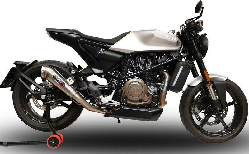 GPR / ジーピーアール Original For Husqvarna Svartpilen 701 2018/20 E4 Homologated スリッポンエキゾースト  Powercone Evo | E4.HU.44.PCEV