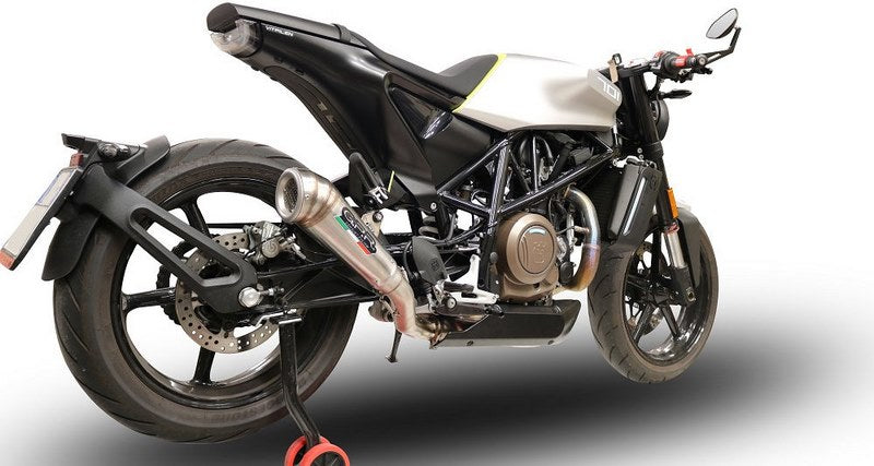 GPR / ジーピーアール Original For Husqvarna Svartpilen 701 2018/20 E4 Homologated スリッポンエキゾースト  Powercone Evo | E4.HU.44.PCEV