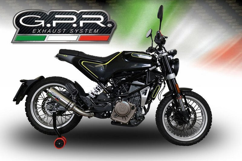 GPR / ジーピーアール Original For Husqvarna Vitpilen 401 2018/19 E4 Homologated スリッポンエキゾースト  M3 Titanium Natural  | E4.HU.48.M3.TN
