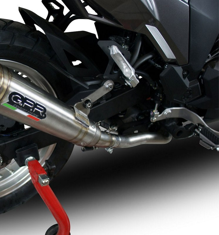 GPR / ジーピーアール Original For Kawasaki Versys-X 300 2017/20 E4 Homologated Slip-On Catalized Powercone Evo | E4.K.165.CAT.PCEV