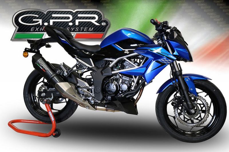 GPR / ジーピーアール Original For Kawasaki Z 125 2019/20 E4 Homologated スリッポンエキゾースト  Gp Evo4 Poppy | E4.K.170.GPAN.PO