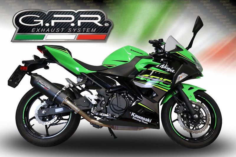 GPR / ジーピーアール Original For Kawasaki Z 400 2018/20 E4 Homol.スリッポンエキゾースト  Furore Evo4 Nero | E4.K.173.FNE4
