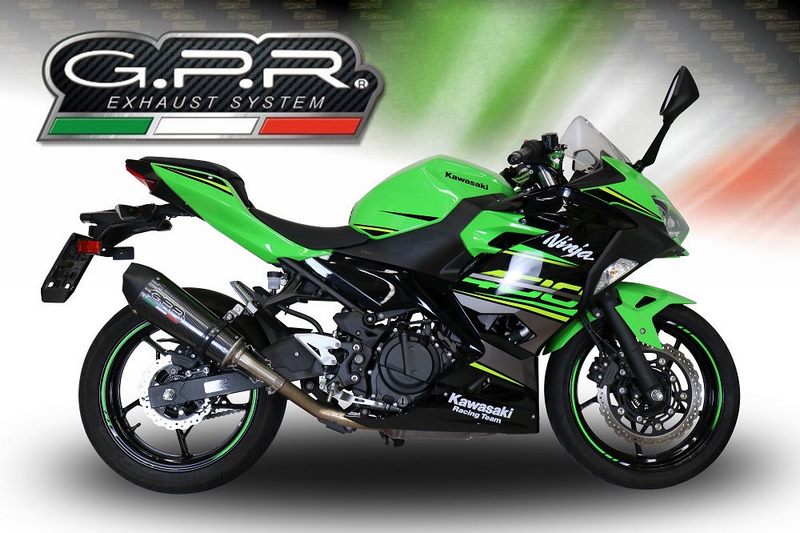 GPR / ジーピーアール Original For Kawasaki Ninja 400 2018/20 E4 Homol.スリッポンエキゾースト  Gp Evo4 Poppy | E4.K.174.GPAN.PO