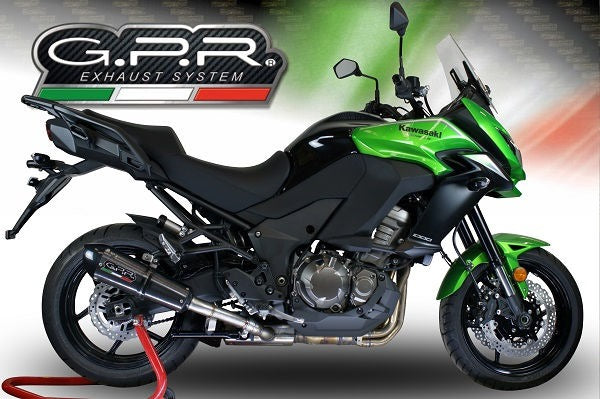 GPR / ジーピーアール Original For Kawasaki Versys 1000 I.E. 2017/18 E4 Homologated スリッポンエキゾースト  Gp Evo4 Poppy | E4.K.175.GPAN.PO