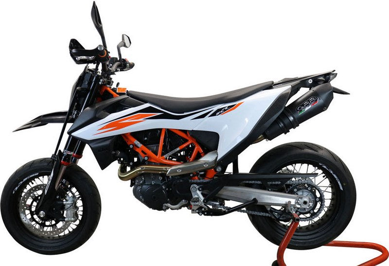 GPR / ジーピーアール Original For Ktm Smc 690 R 2019/20 E4 Homologated スリッポンエキゾースト  Catalized Gp Evo4 Black Titanium | E4.KT.202.GPAN.BLT