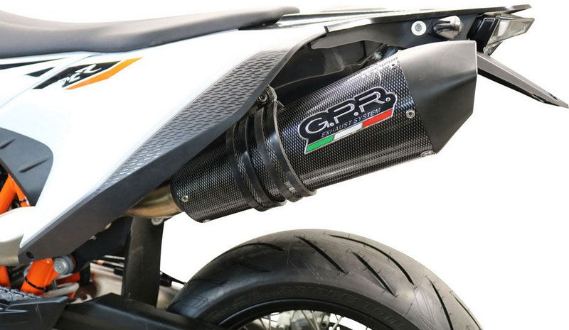 GPR / ジーピーアール Original For Ktm Smc 690 R 2019/20 E4 Homologated スリッポンエキゾースト  Catalized Gp Evo4 Poppy | E4.KT.202.GPAN.PO
