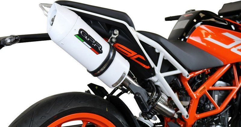 GPR / ジーピーアール Original For Ktm Duke 390 2017/20 E4 Homologated スリッポンエキゾースト  Catalized Albus Evo4 | E4.KT.86.CAT.ALBE4