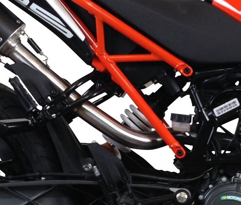 GPR / ジーピーアール Original For Ktm Duke 390 2017/20 E4 Homologated Slip-On Catalized M3 Titanium Natural  | E4.KT.86.CAT.M3.TN