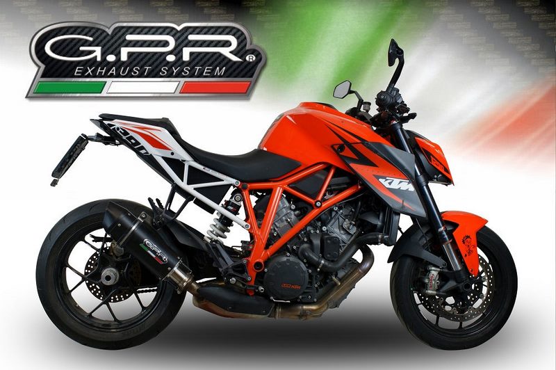 GPR / ジーピーアール Original For Ktm Superduke 1290 R 2017/19 E4 Homologated スリッポンエキゾースト  Furore Evo4 Nero | E4.KTM.96.FNE4